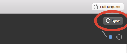 github desktop no sync button