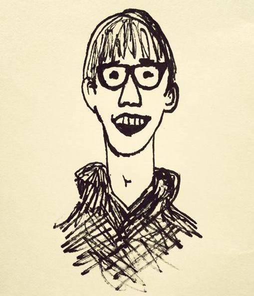 ノミさんが描いてくれた似顔絵